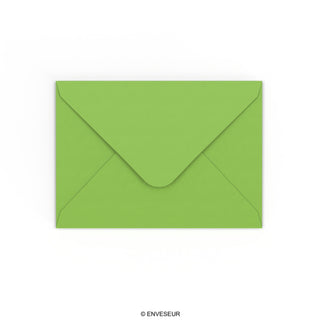 Mid Green Gummed V-Flap Envelope (125 x 175mm)