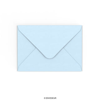 Pale Blue Gummed V-Flap Envelope (125 x 175mm)