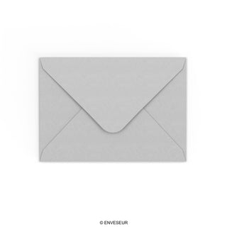 Pale Grey Gummed V-Flap Envelope (125 x 175mm)