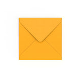 Dark Yellow Gummed V-Flap Envelope (130 x 130mm)