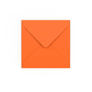 Orange Gummed V-Flap Envelope (130 x 130mm)