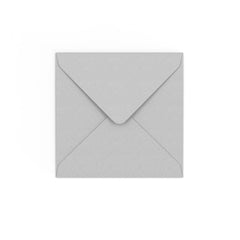 Pale Grey Gummed V-Flap Envelope (130 x 130mm)