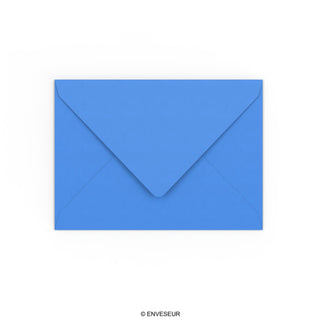 Bright Blue Gummed V-Flap Envelope (133 x 184mm)