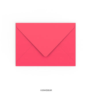 Bright Pink Gummed V-Flap Envelope (133 x 184mm)