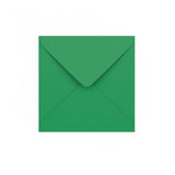 Dark Green Gummed V-Flap Envelope (140 x 140mm)
