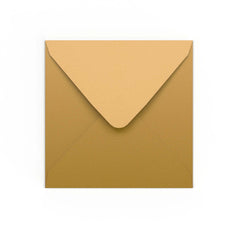 Gold Gummed V-Flap Envelope (155 x 155mm)