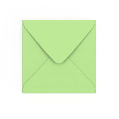 Pale Green Gummed V-Flap Envelope (155 x 155mm)