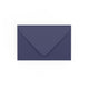 Dark Blue Gummed V-Flap Envelope (65 x 94mm)