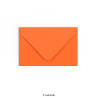 Orange Gummed V-Flap Envelope (65 x 94mm)