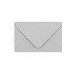 Pale Grey Gummed V-Flap Envelope (65 x 94mm)