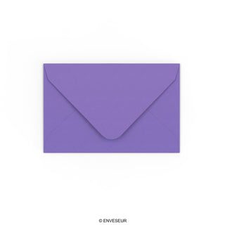 Purple Gummed V-Flap Envelope (65 x 94mm)