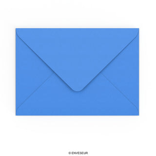 C5 Bright Blue Gummed V-Flap Envelope (162 x 229mm)