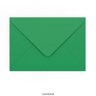 C5 Dark Green Gummed V-Flap Envelope (162 x 229mm)