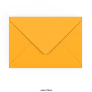 C5 Dark Yellow Gummed V-Flap Envelope (162 x 229mm)
