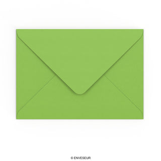C5 Mid Green Gummed V-Flap Envelope (162 x 229mm)