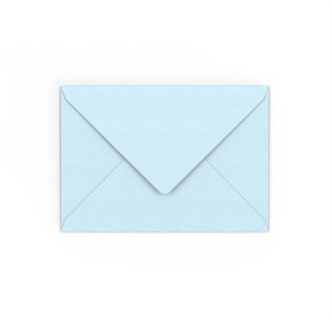 C6 Pale Blue Gummed V-Flap Envelope (114 x 162mm)