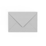 C6 Pale Grey Gummed V-Flap Envelope (114 x 162mm)