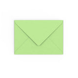 C6 Pale Green Gummed V-Flap Envelope (114 x 162mm)