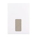 White Board Back Envelope – Window 229x162 mm (C5)