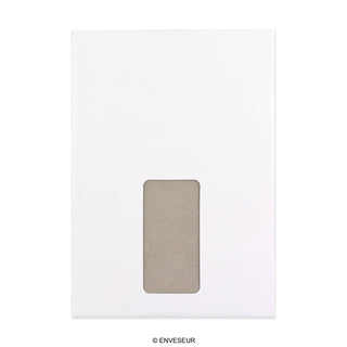 White Board Back Envelope – Window 229x162 mm (C5)