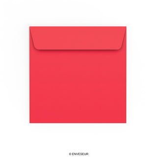 Bright Red Peel & Seal Envelope (155 x 155mm)
