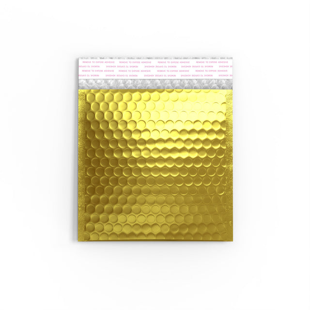 Metallic Finish Bubble Bag Mailers