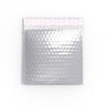 Metallic Finish Bubble Bag Mailers Silver 165 x 165 mm