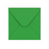 Mid Green Gummed V-Flap Envelope (140 x 140mm)