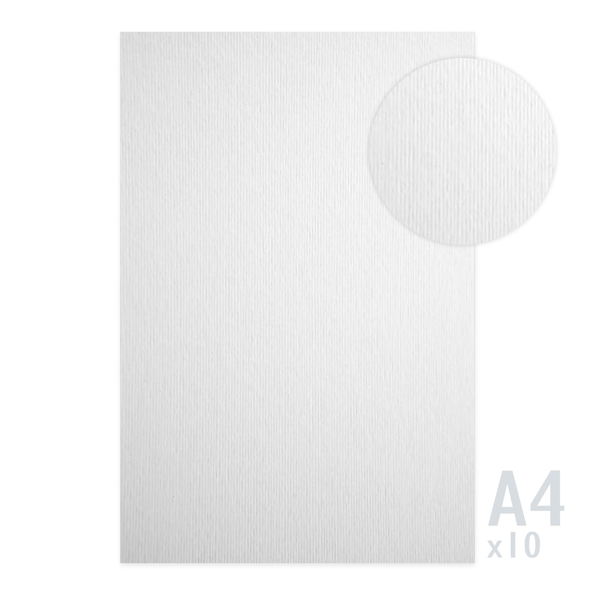Linen Textured Paper 215gsm - 10 A4 Sheets