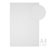 White Ribbed Paper 185gsm