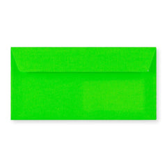 DL Green Peel & Seal Neon Envelope (110 x 220mm)