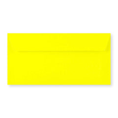 DL Yellow Peel & Seal Neon Envelope (110 x 220mm)