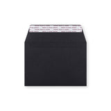 C6 Black Luxury Peel & Seal Envelope (114 x 162mm)