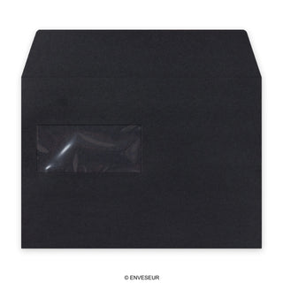 C5 Black Luxury Peel & Seal Envelope (162 x 229mm)