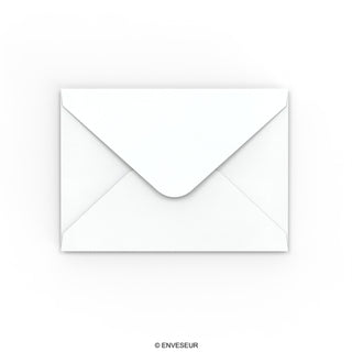 White Envelope Hammered Texture 133x184 mm