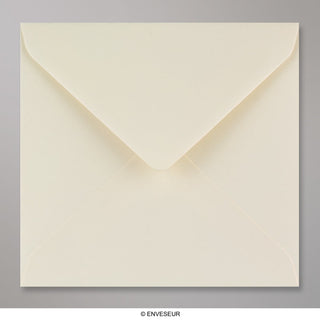 Ivory Wove Gummed V-Flap Greeting Card Envelope (155 x 155mm)