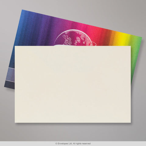 Ivory Wove Gummed V-Flap Greeting Card Envelope (62 x 94mm)