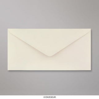 DL Ivory Wove Gummed V-Flap Envelope (110 x 220mm)
