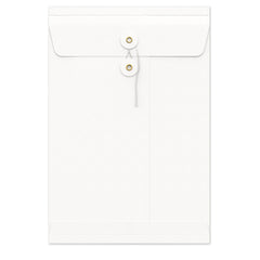String & Washer Gusset Envelopes White 324 x 229 mm (C4)