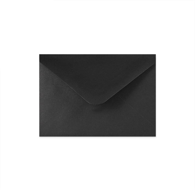 Paper Lined Envelopes Black + Red Fancy Paper 114 x 162 mm (C6)