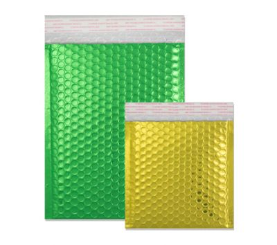Gloss Metallic Bubble Bags