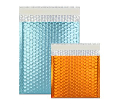Matt Metallic Bubble Bags