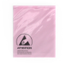 Pink anti-static bags (ESD) with grip seal